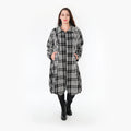 AKH Fashion Mantel 1424 Leona, Weiß/Schwarz
