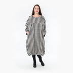 AKH Fashion Kleid 6947 Madeleine, Weiß/Schwarz