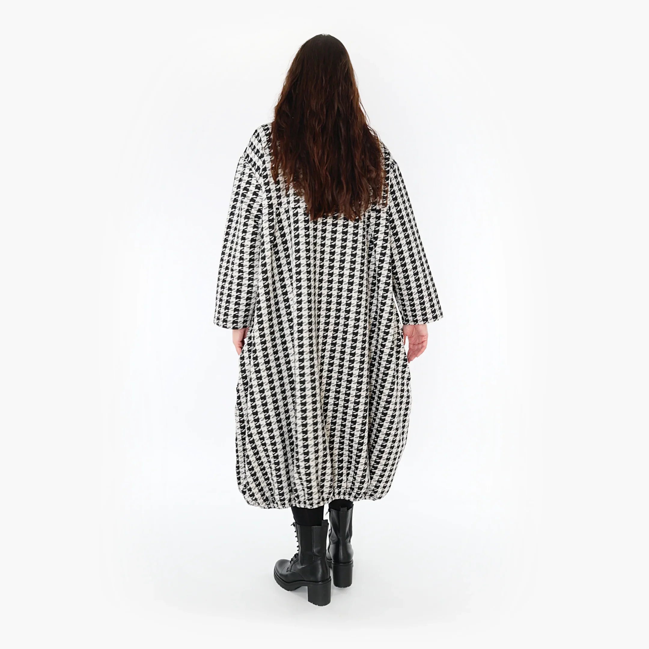 AKH Fashion Kleid 6947 Madeleine, Weiß/Schwarz