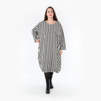 AKH Fashion Kleid 6947 Madeleine, Weiß/Schwarz