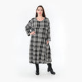 AKH Fashion Kleid 6947 Leona, Weiß/Schwarz