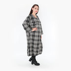 AKH Fashion Kleid 6947 Leona, Weiß/Schwarz