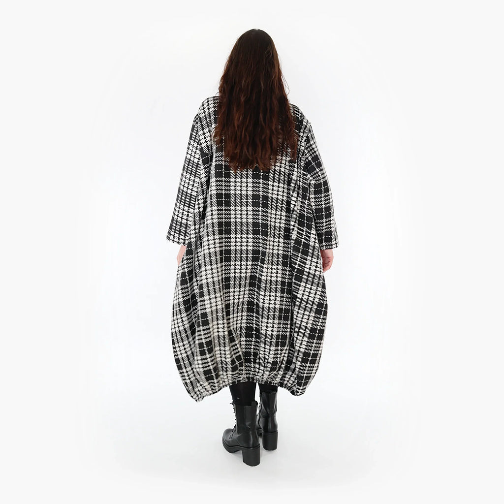 AKH Fashion Kleid 6947 Leona, Weiß/Schwarz
