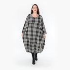 AKH Fashion Kleid 6947 Leona, Weiß/Schwarz