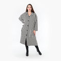 AKH Fashion Mantel 6979 Madeleine, Weiß/Schwarz
