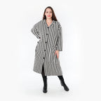 AKH Fashion Mantel 6979 Madeleine, Weiß/Schwarz