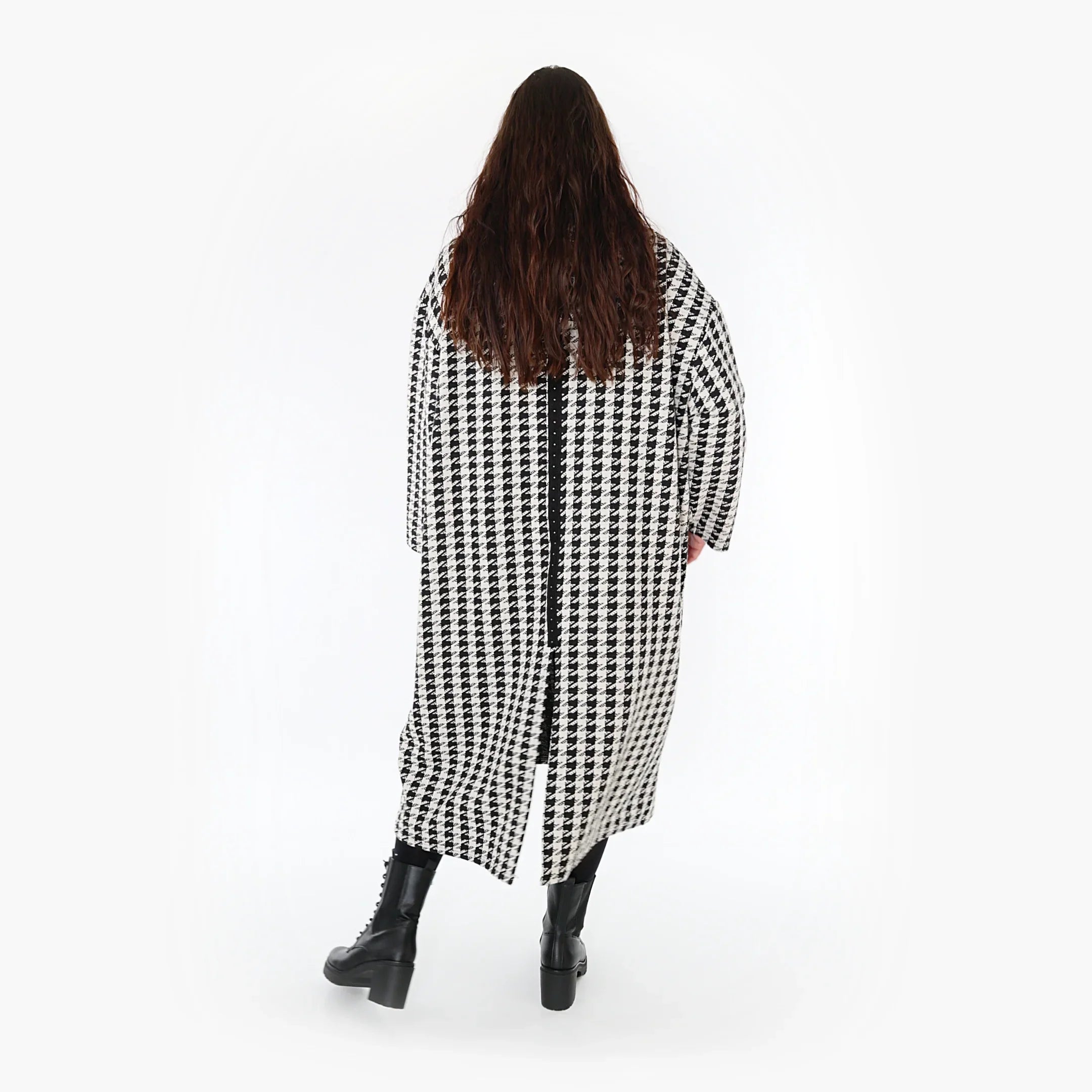 AKH Fashion Mantel 6979 Madeleine, Weiß/Schwarz