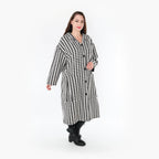 AKH Fashion Mantel 6979 Madeleine, Weiß/Schwarz