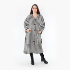 AKH Fashion Mantel 6979 Madeleine, Weiß/Schwarz