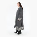 AKH Fashion Mantel 6990 Luisa, Grau/Weiß