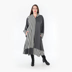 AKH Fashion Mantel 6990 Luisa, Grau/Weiß