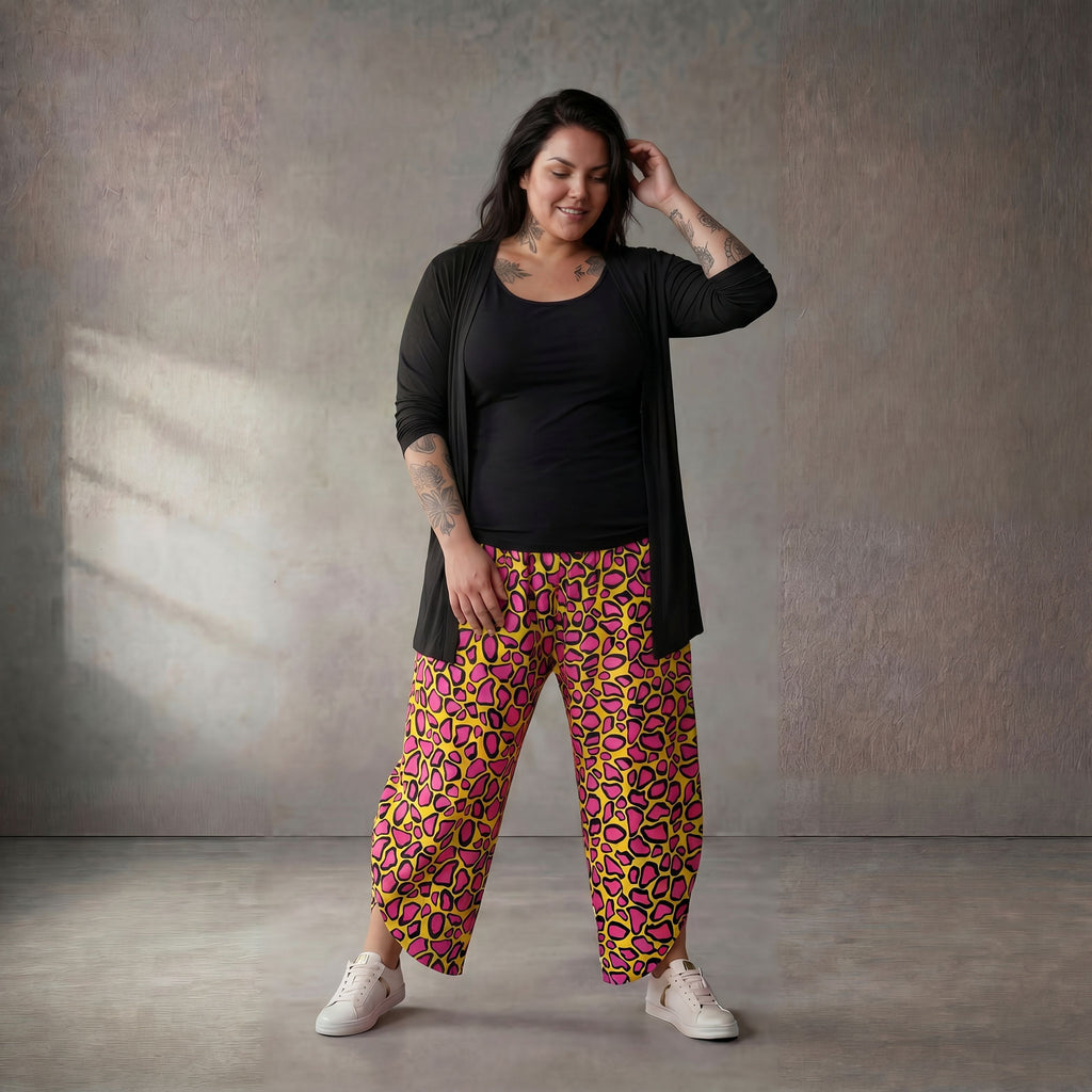 Funky Diva · Pantalon · Queeny · 26003 · Jaune Néonvibes
