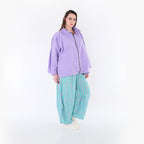 AKH Fashion 6631 Hose, Grün-Flieder