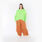 AKH Fashion Hose 6631 Marbella, Orange-Apfelgrün
