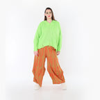 AKH Fashion Hose 6631 Marbella, Orange-Apfelgrün