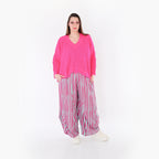 AKH Fashion 6631 Hose, Fuchsia-Mint