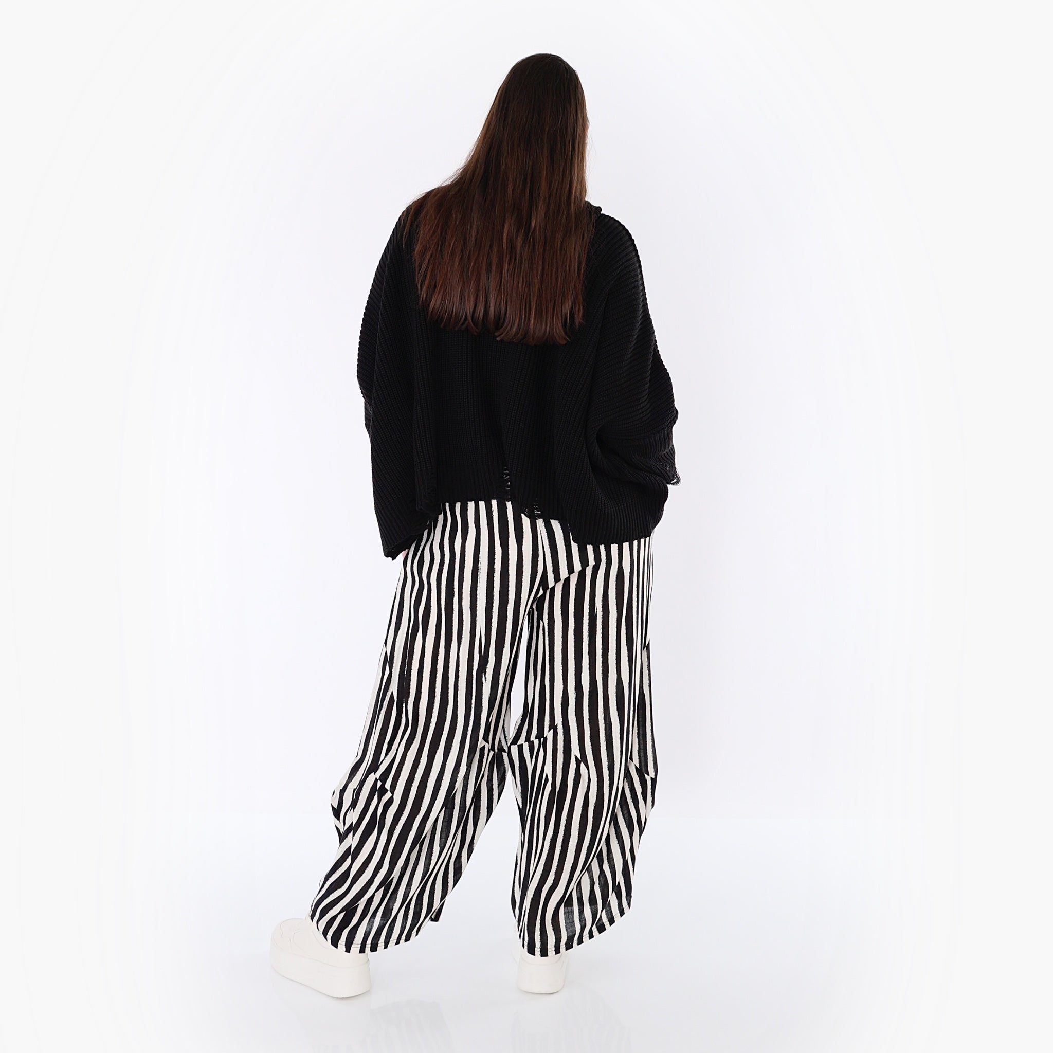 AKH Fashion 6631 Broek, Zwart-Wit
