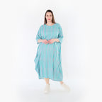 AKH Fashion 6695 Kleid, Grün-Flieder