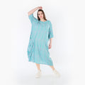 AKH Fashion 6695 Kleid, Grün-Flieder