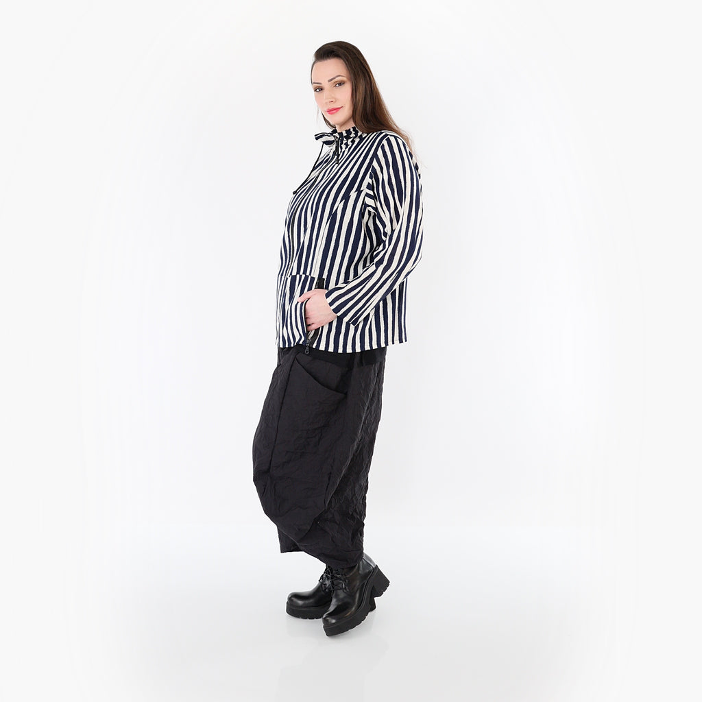AKH Fashion 7192 Jacke, Marine-Weiß