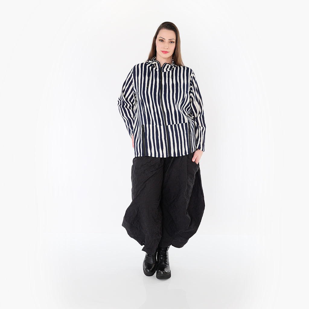 AKH Fashion 7192 Jacke, Marine-Weiß