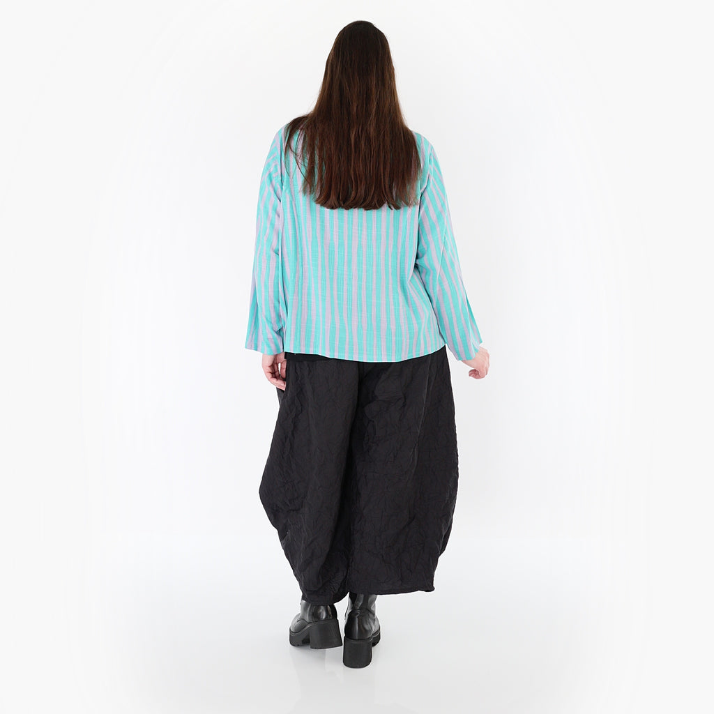 AKH Fashion 7192 Jacke, Grün-Flieder