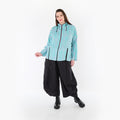 AKH Fashion 7192 Jacke, Grün-Flieder
