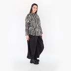 AKH Fashion 7192 Jacke, Schwarz-Weiß