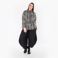 AKH Fashion 7192 Jacke, Schwarz-Weiß