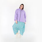 AKH Fashion 7196 Hose, Grün-Flieder