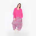 AKH Fashion 7196 Hose, Fuchsia-Mint