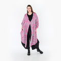 AKH Fashion 7199 Mantel, Fuchsia-Mint