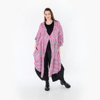 AKH Fashion 7199 Mantel, Fuchsia-Mint
