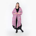 AKH Fashion 7199 Mantel, Fuchsia-Mint