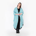 AKH Fashion 7199 Mantel, Grün-Flieder