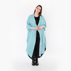 AKH Fashion 7199 Mantel, Grün-Flieder