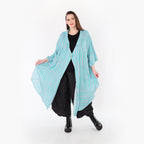 AKH Fashion 7199 Mantel, Grün-Flieder