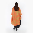 AKH Fashion 7199 Mantel, Orange-Apfelgrün