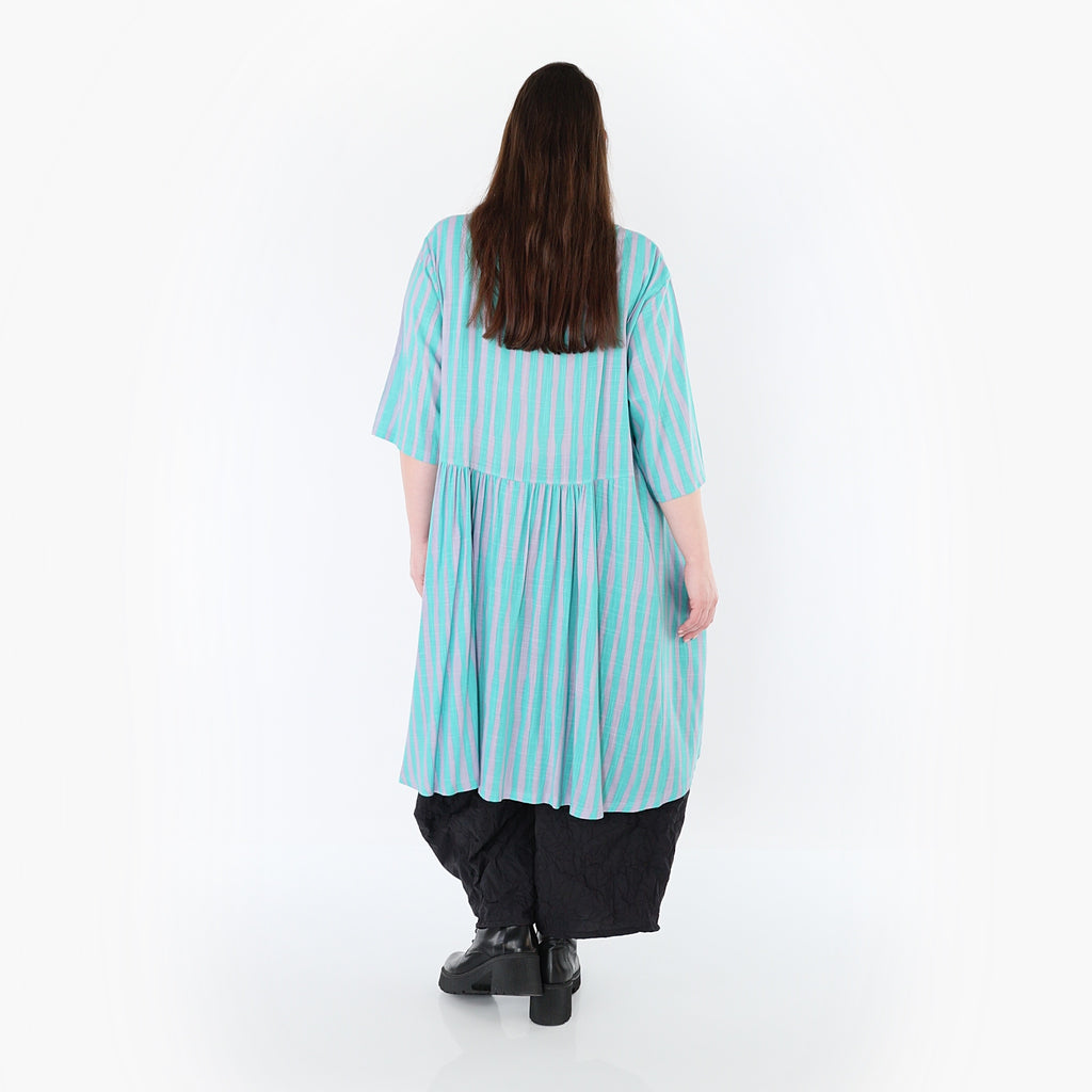AKH Fashion 7200 Bluse, Grün-Flieder
