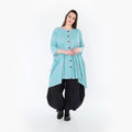 AKH Fashion 7200 Bluse, Grün-Flieder