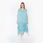 AKH Fashion 7201 Kleid, Grün-Flieder