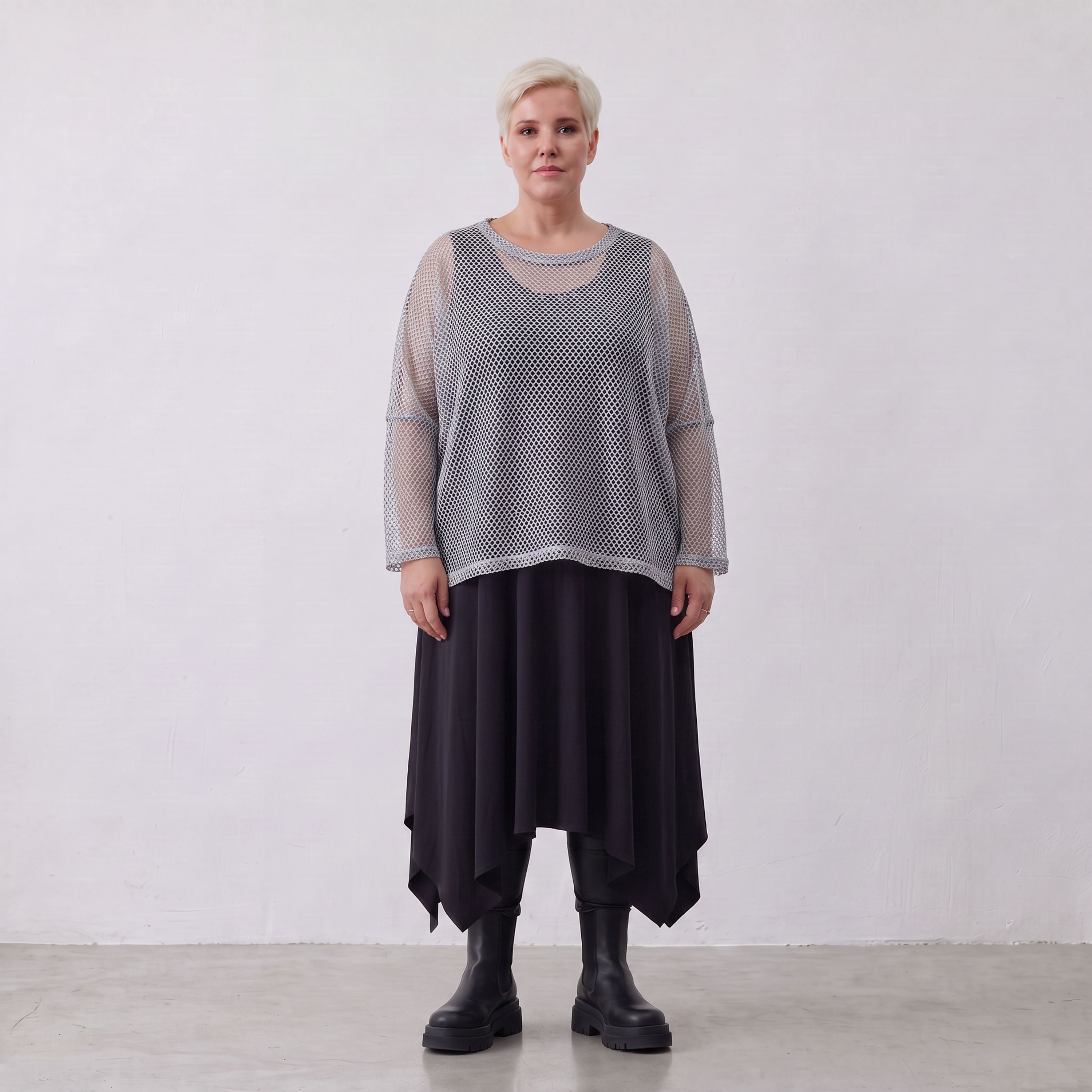 AKH Fashion · Shirt · Marie · 6721 · Grijs