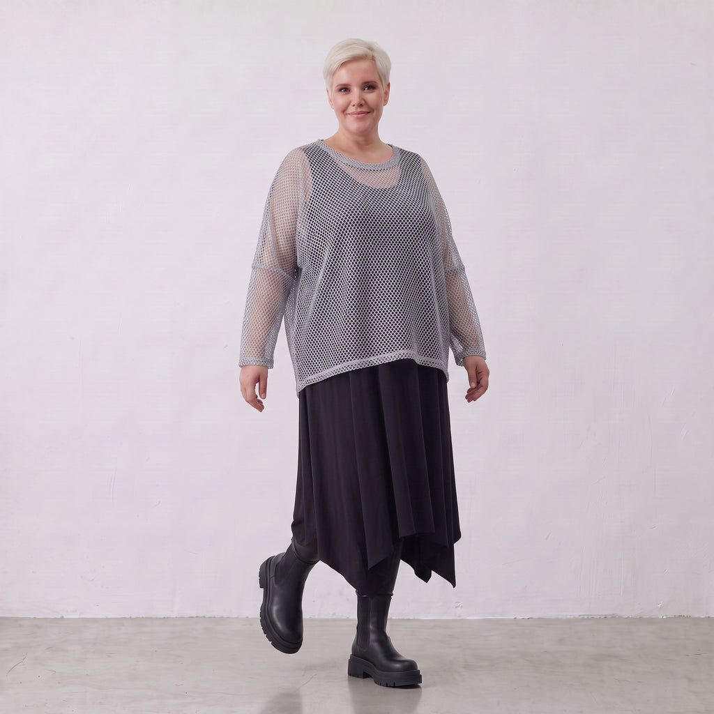 AKH Fashion · Shirt · Marie · 6721 · Grijs