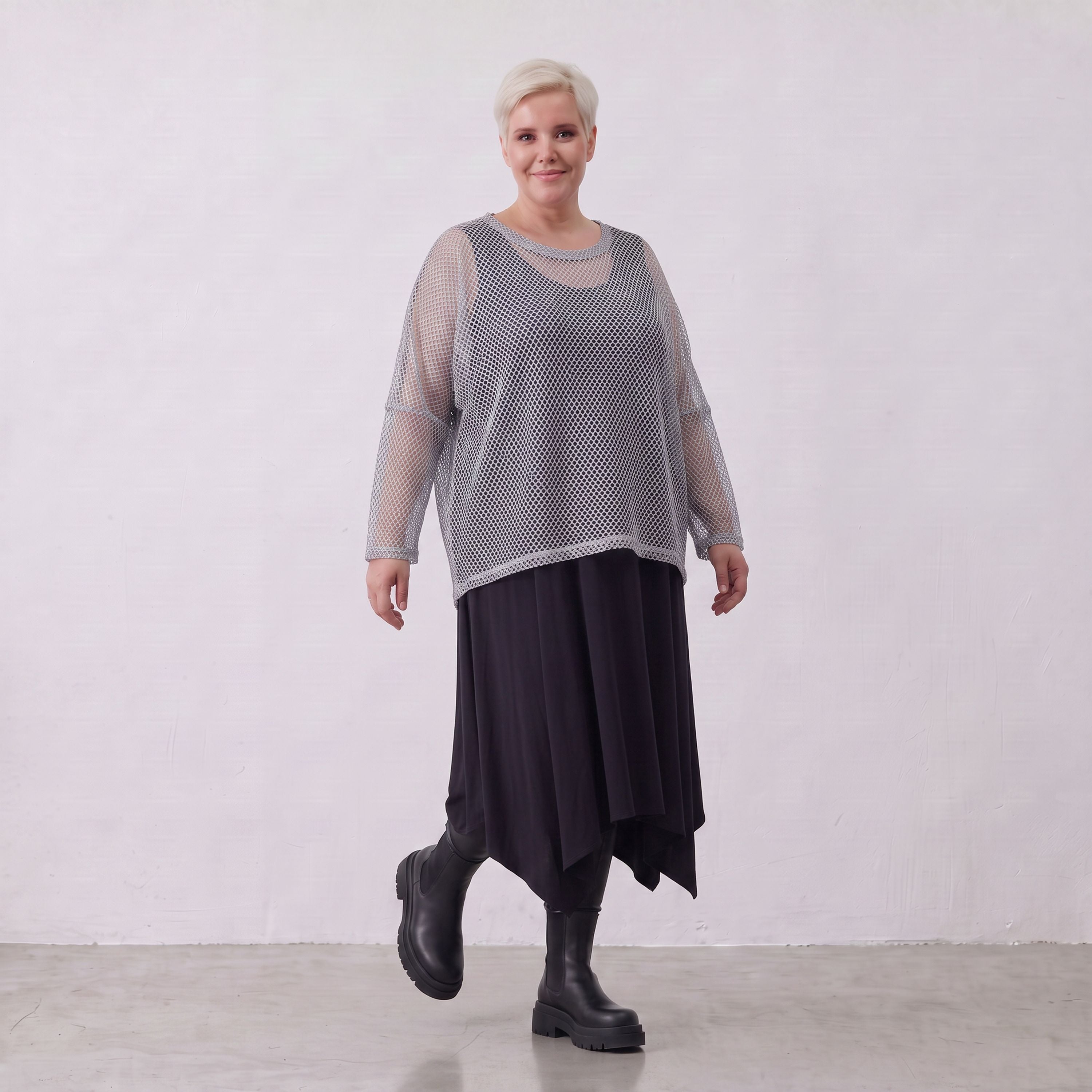 AKH Fashion · T-shirt · Marie · 6721 · Gris