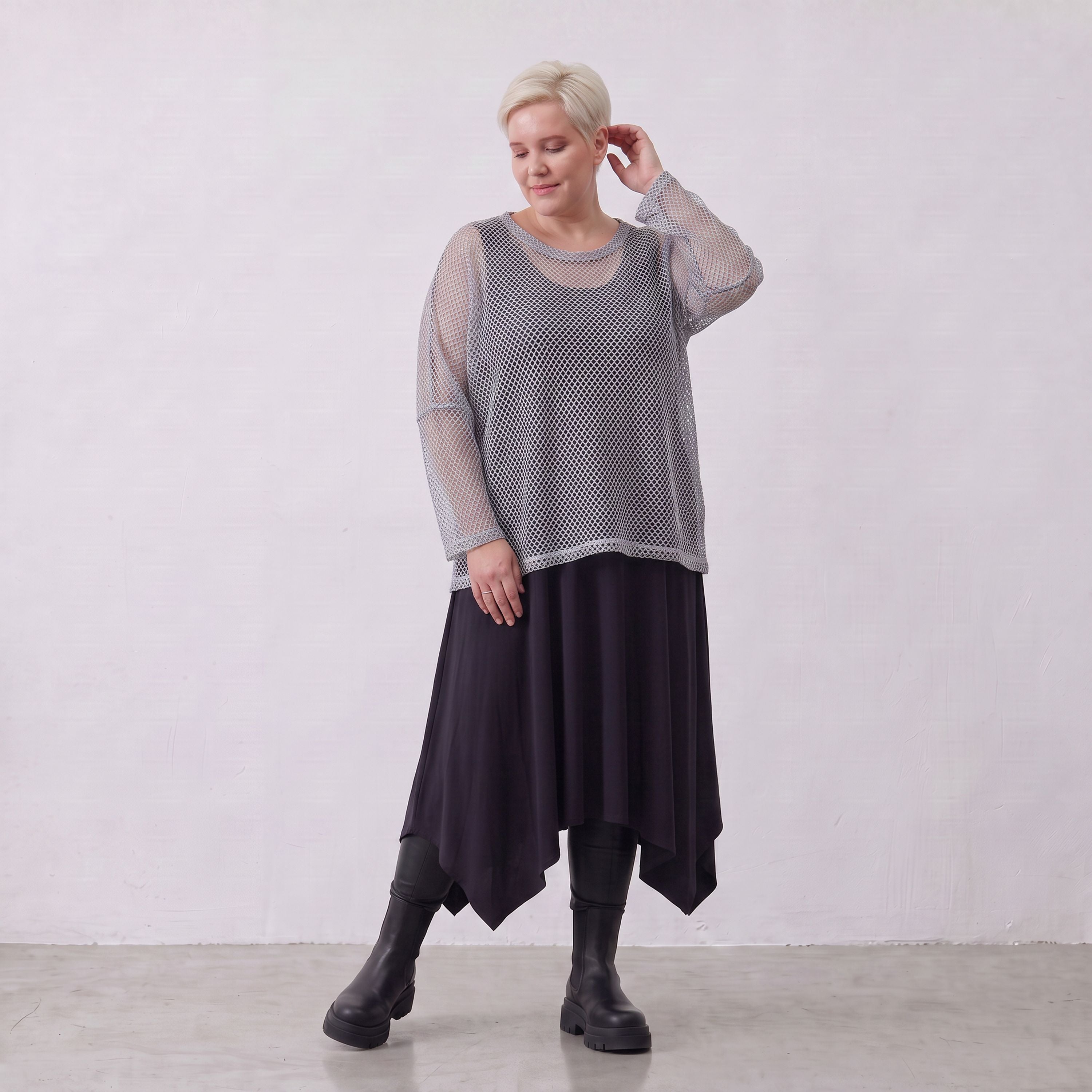 AKH Fashion · T-shirt · Marie · 6721 · Gris