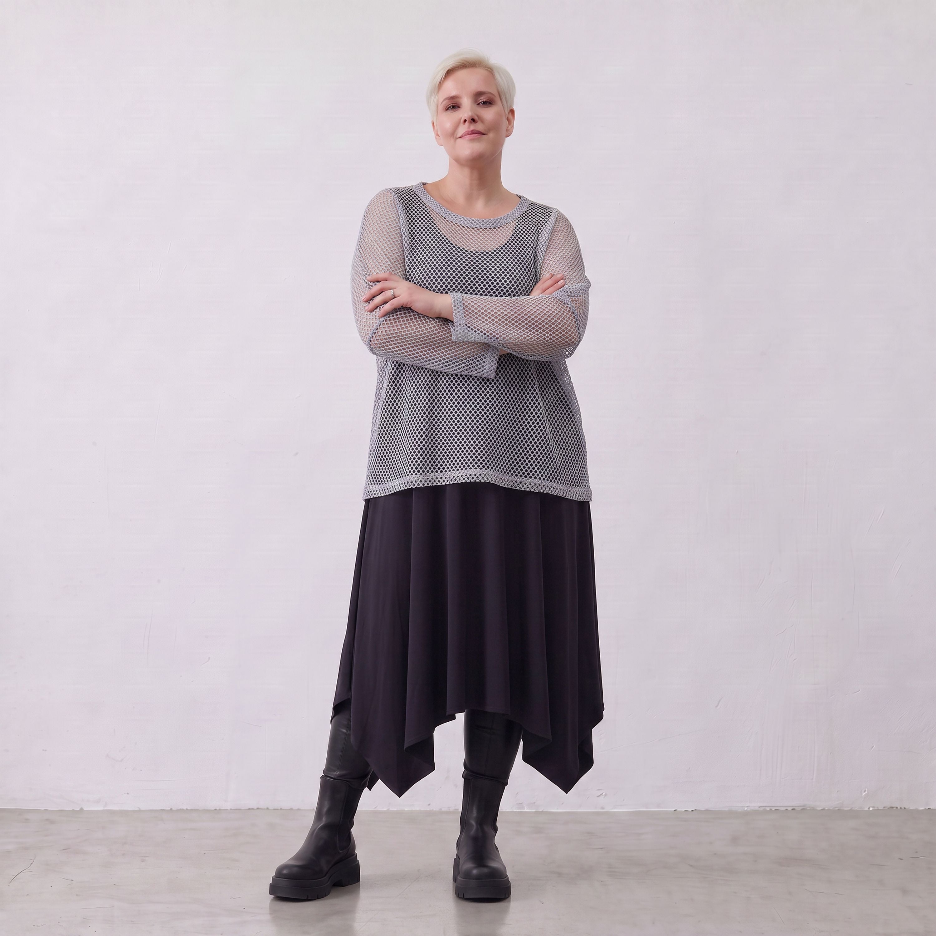 AKH Fashion · T-shirt · Marie · 6721 · Gris