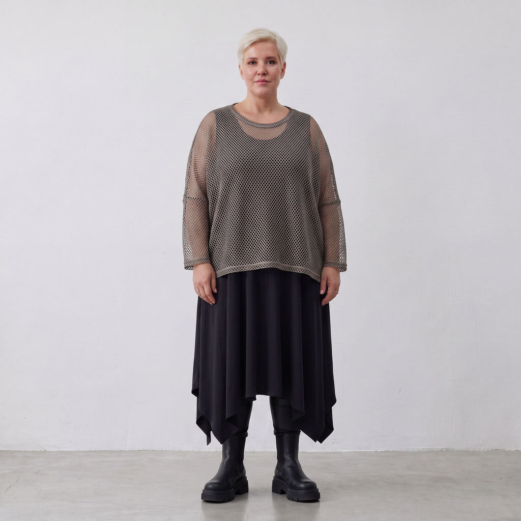 AKH Fashion · Shirt · Marie · 6721 · Taupe