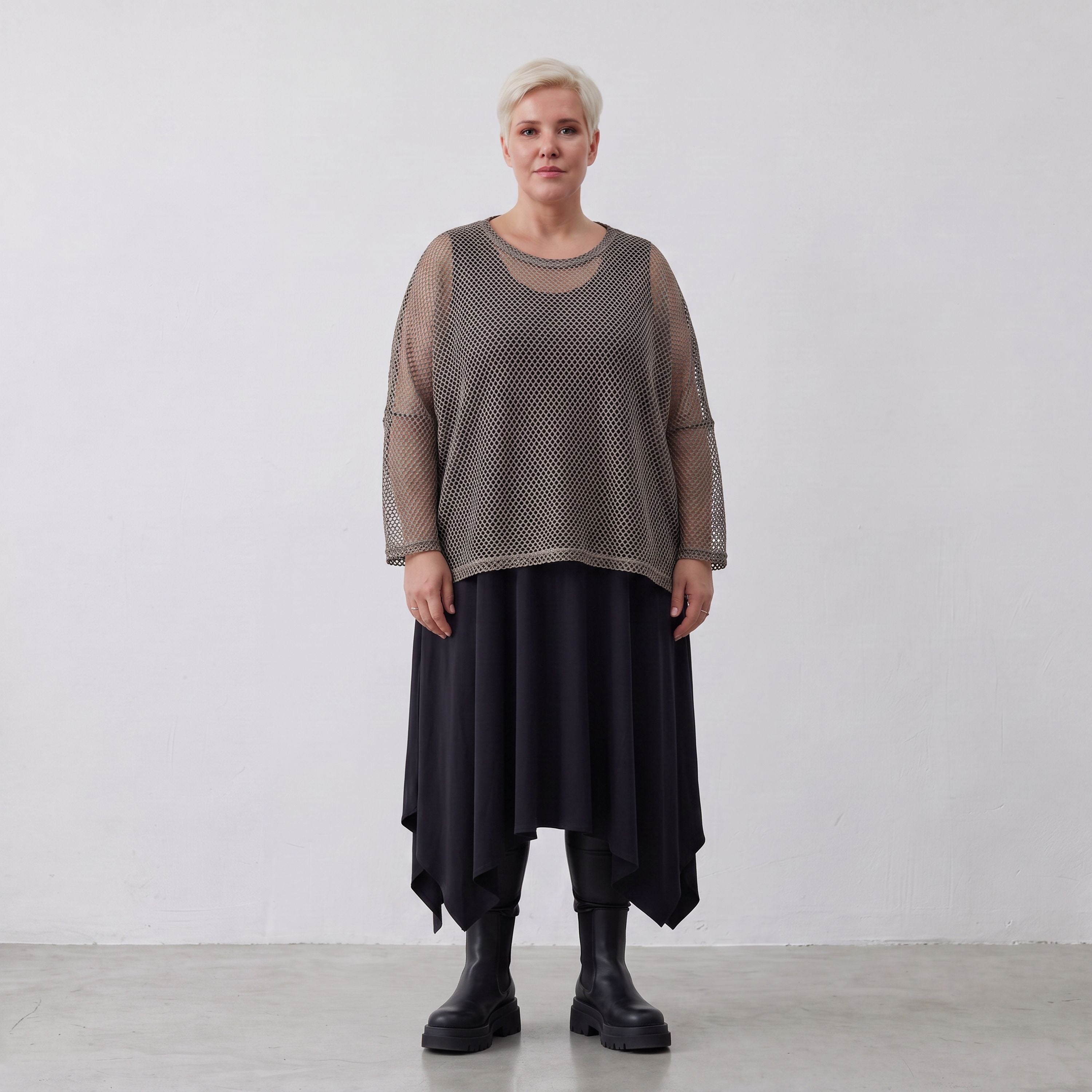 AKH Fashion · T-shirt · Marie · 6721 · Taupe