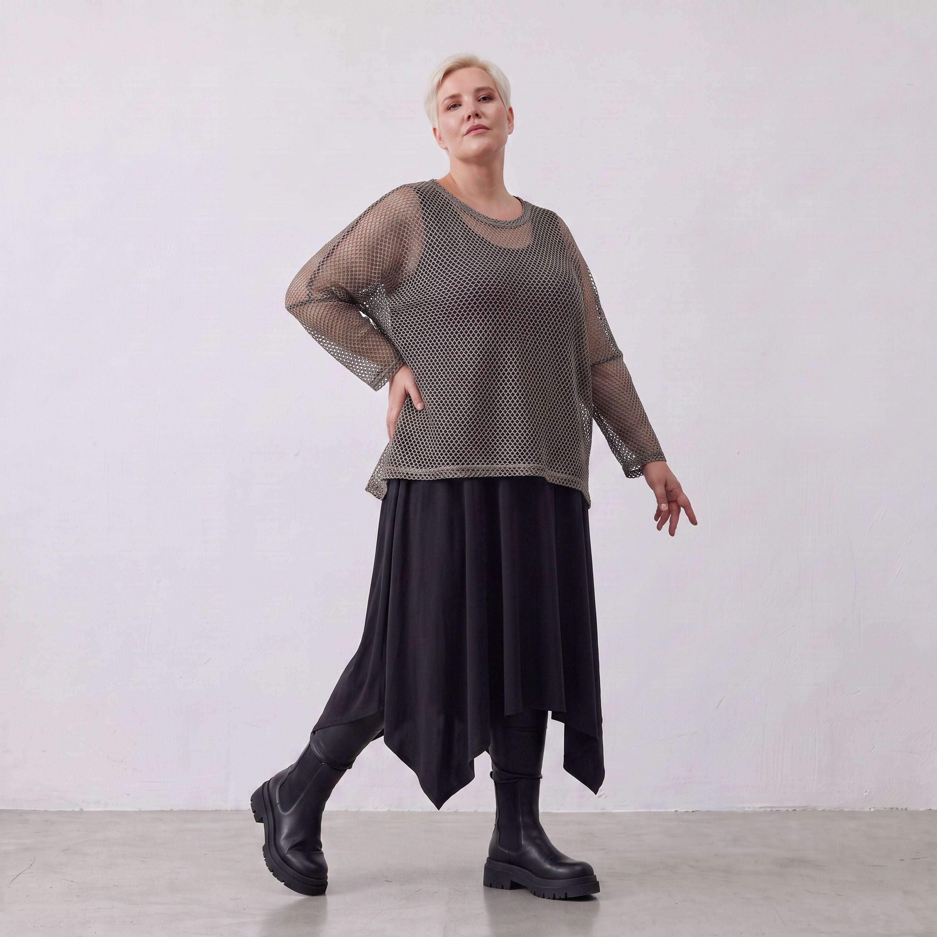 AKH Fashion · T-shirt · Marie · 6721 · Taupe