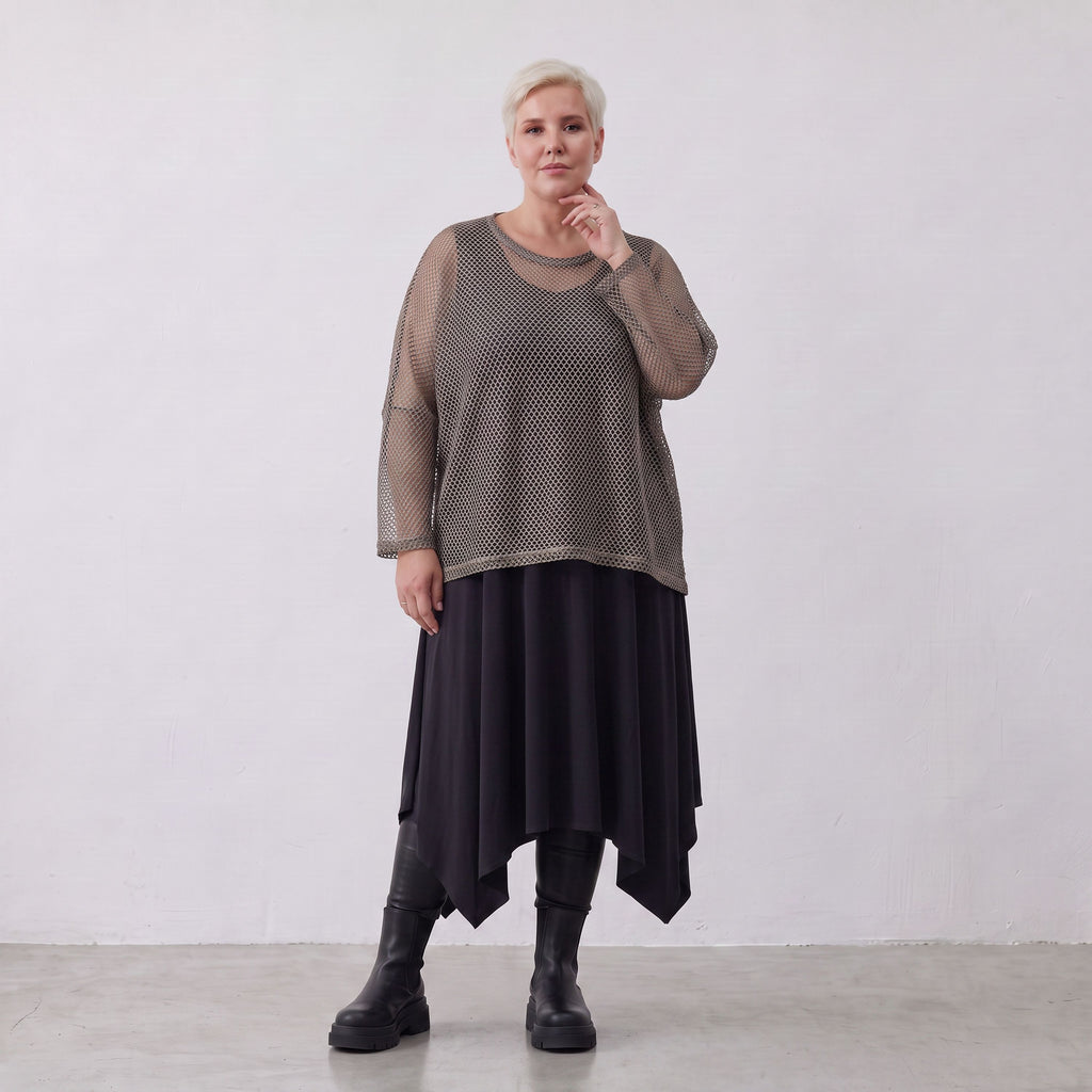 AKH Fashion · Shirt · Marie · 6721 · Taupe